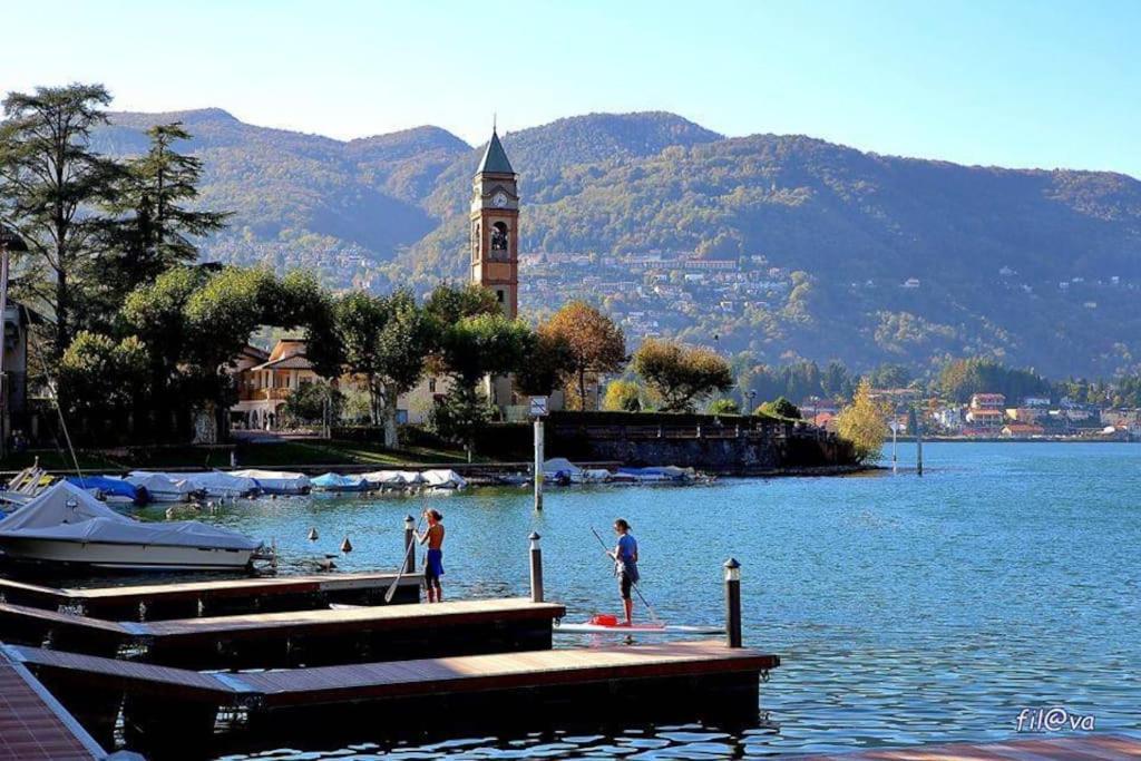 Tresa Bay House - Lugano Lake 拉韦纳蓬泰特雷萨 外观 照片